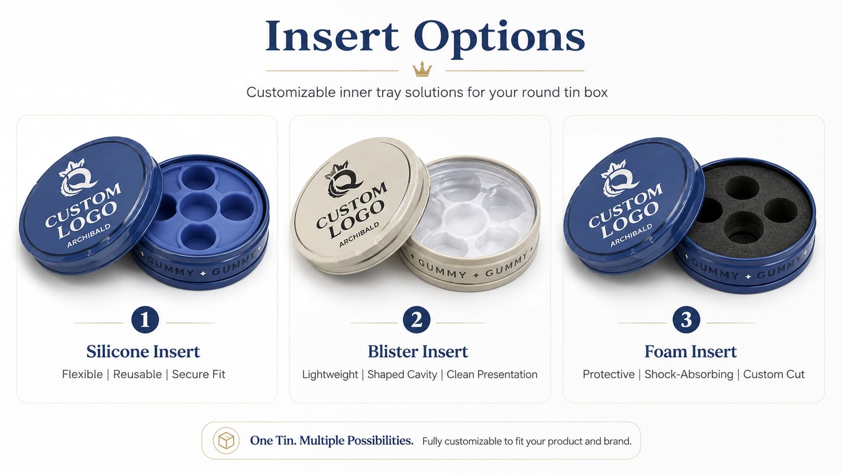 CBD gummies tin box
